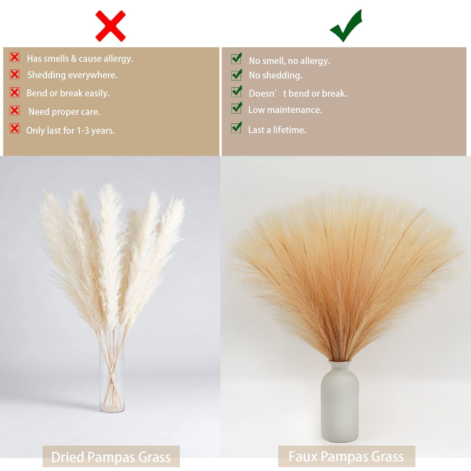 Hot selling DIY flower decor bulrush reed grass filler home wedding decor pampas grass dried flowers dried pampas grass