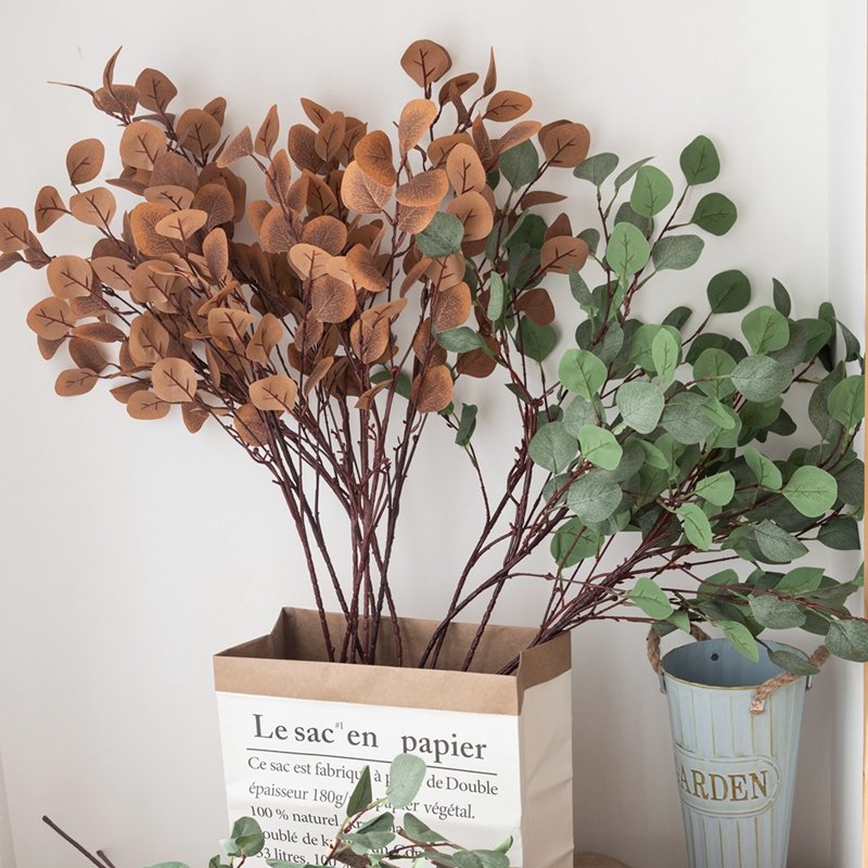 MW26642 simulation grass plastic money grass eucalyptus leaves simulation lotus plant wall gardening supplies decorative flower