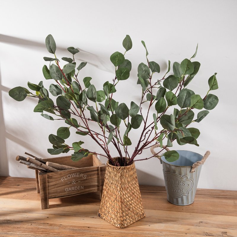 MW26642 simulation grass plastic money grass eucalyptus leaves simulation lotus plant wall gardening supplies decorative flower