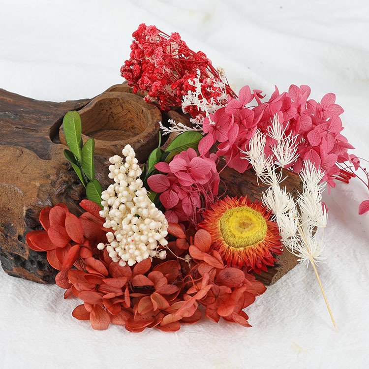 Hot Sale Boxed Preserved Flower for Gift Dried Rose Eternal Flower for Candle Decor Real Dried Flower for Valentine day