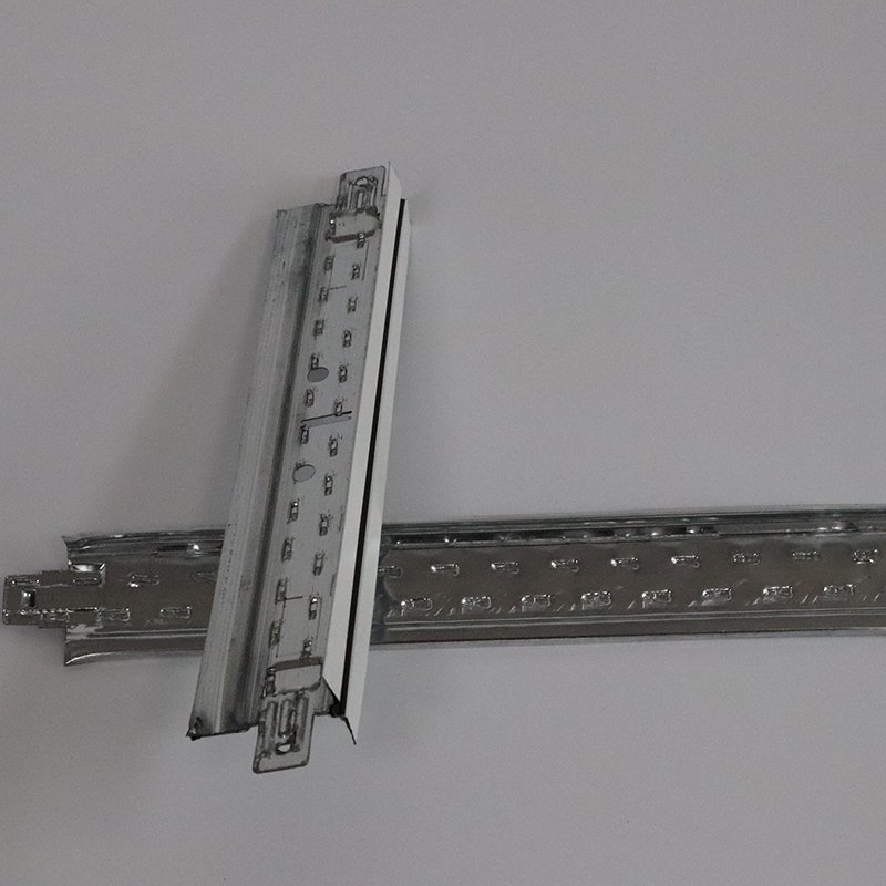 factory price High Quality T-Shaped Painted Keel Essential for drywall steel frame channel metal furring channel for ceiling