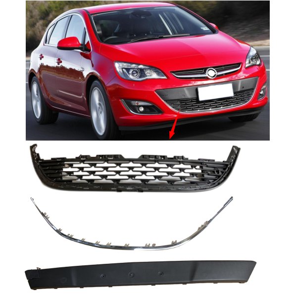 auto parts front grille frame set for OPEL ASTRA J front grille