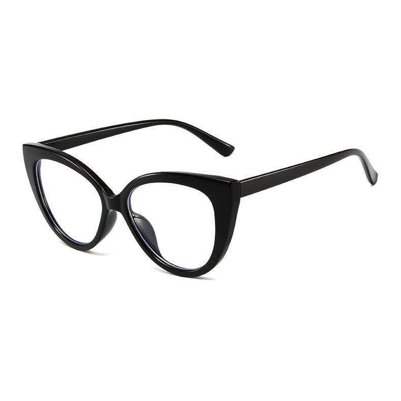 Custom Vintage Oversized Cat Eye 2023 Newest Anti Blue Light Glasses Frame Sexy Women Fashion Eyewear Colorful Eyeglasses Frame