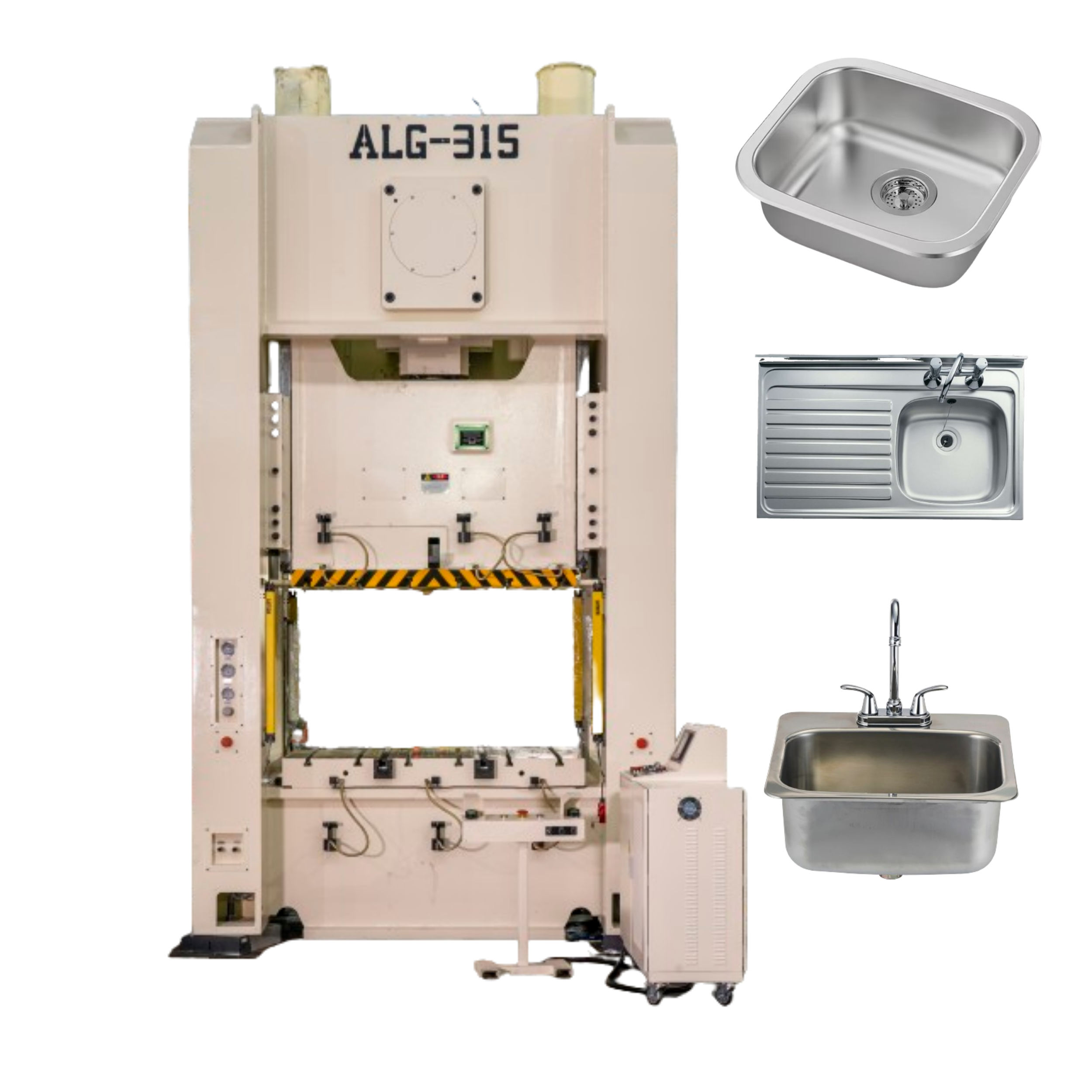 315ton Power Press for Customizable Sink Basin Wash Basin Production Line