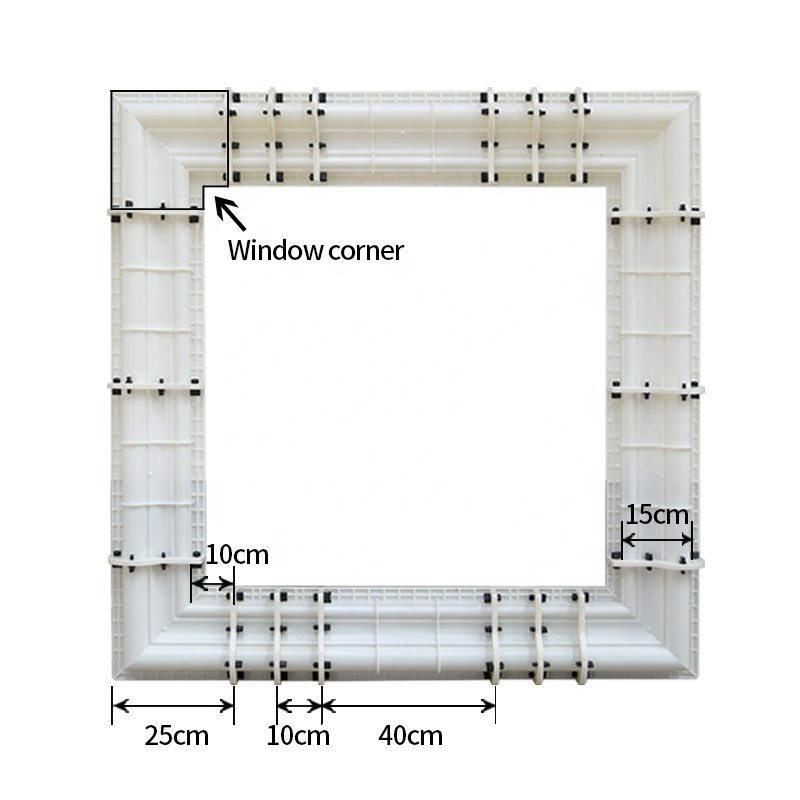Hot Sale Top Quality window lintel sill concrete mold cement plastic decorative door frame exterior house building casting mould