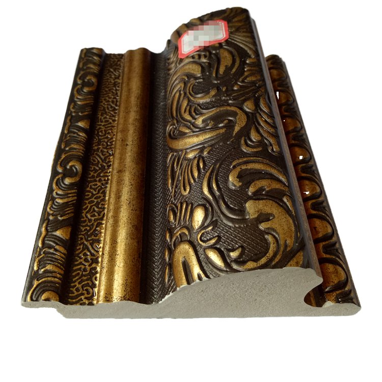 ps large size frame mouldings in dark color with gold