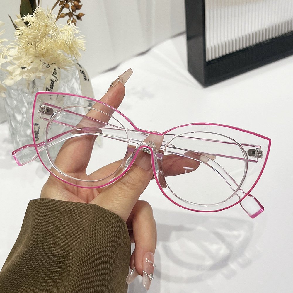 2024 Frame Latest Stylish Designer Optical Eyeglasses Cat Eye Glasses Frames Round Eyeglass