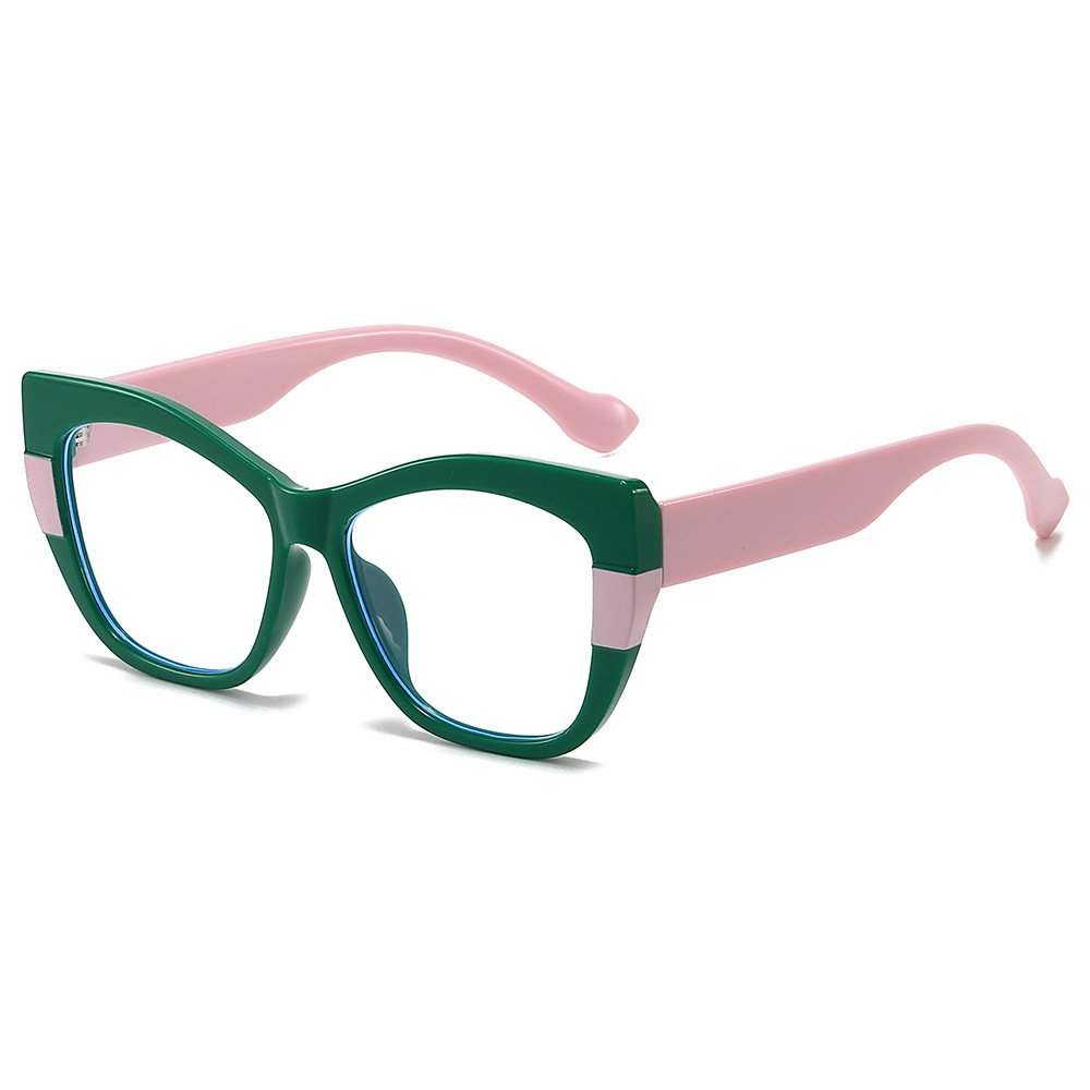 Cheap Price Eyeglasses Frames Anti Blue Light Glasses For Women Cat Eye Round Glasses Frame In Stock