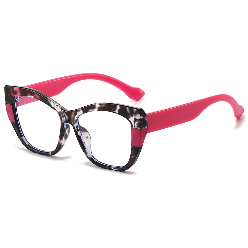 Cheap Price Eyeglasses Frames Anti Blue Light Glasses For Women Cat Eye Round Glasses Frame In Stock