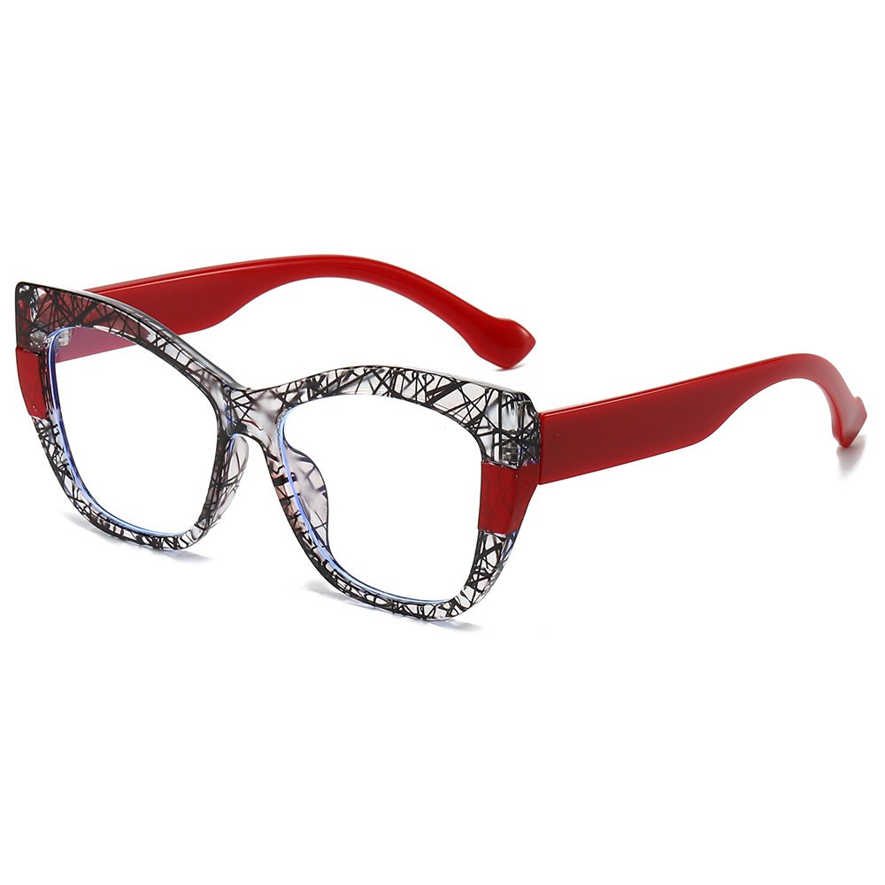 Cheap Price Eyeglasses Frames Anti Blue Light Glasses For Women Cat Eye Round Glasses Frame In Stock