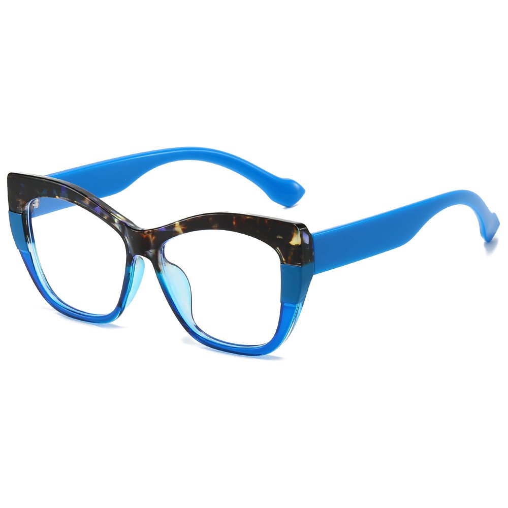 Cheap Price Eyeglasses Frames Anti Blue Light Glasses For Women Cat Eye Round Glasses Frame In Stock