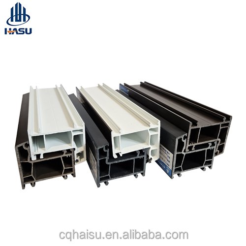 60mm Casement Wooden UPVC Plastic Door Frames and Windows Moulding Custom ODM OEM