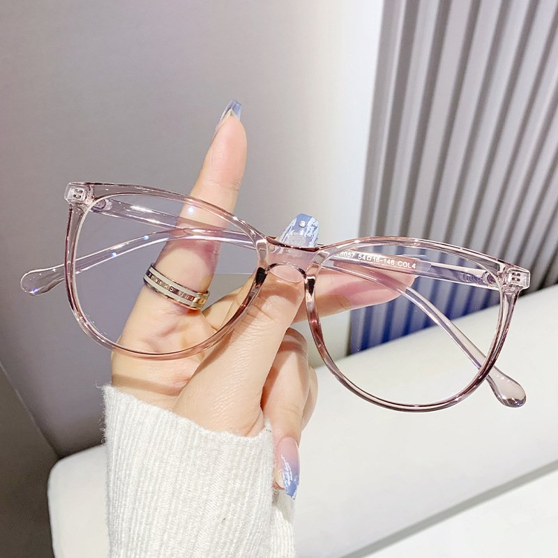 2024 big frame eyewear optical eyeglasses vintage computer glasses anti blue light blocking glasses for men women