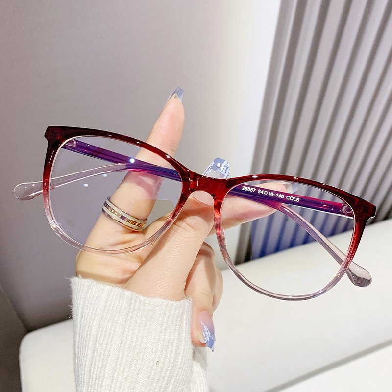 2024 big frame eyewear optical eyeglasses vintage computer glasses anti blue light blocking glasses for men women