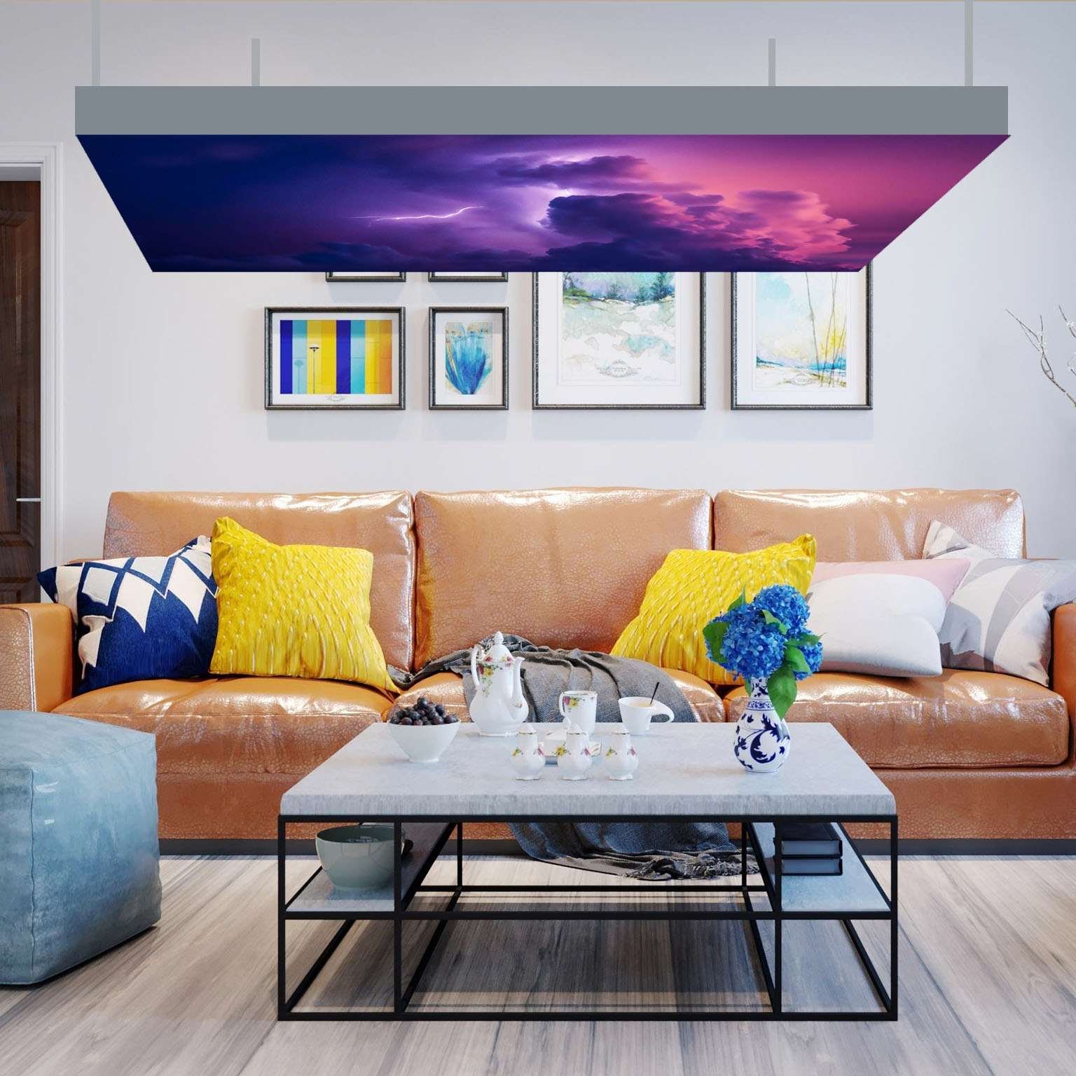 Premium Quality hanging fabric led ceiling light box dropped ceiling light box ideas Ceiling Fabric Light box