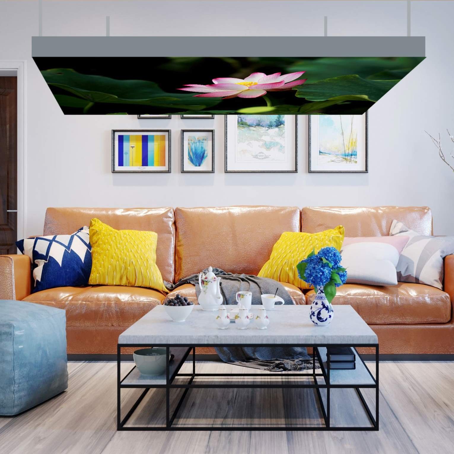 Premium Quality hanging fabric led ceiling light box dropped ceiling light box ideas Ceiling Fabric Light box