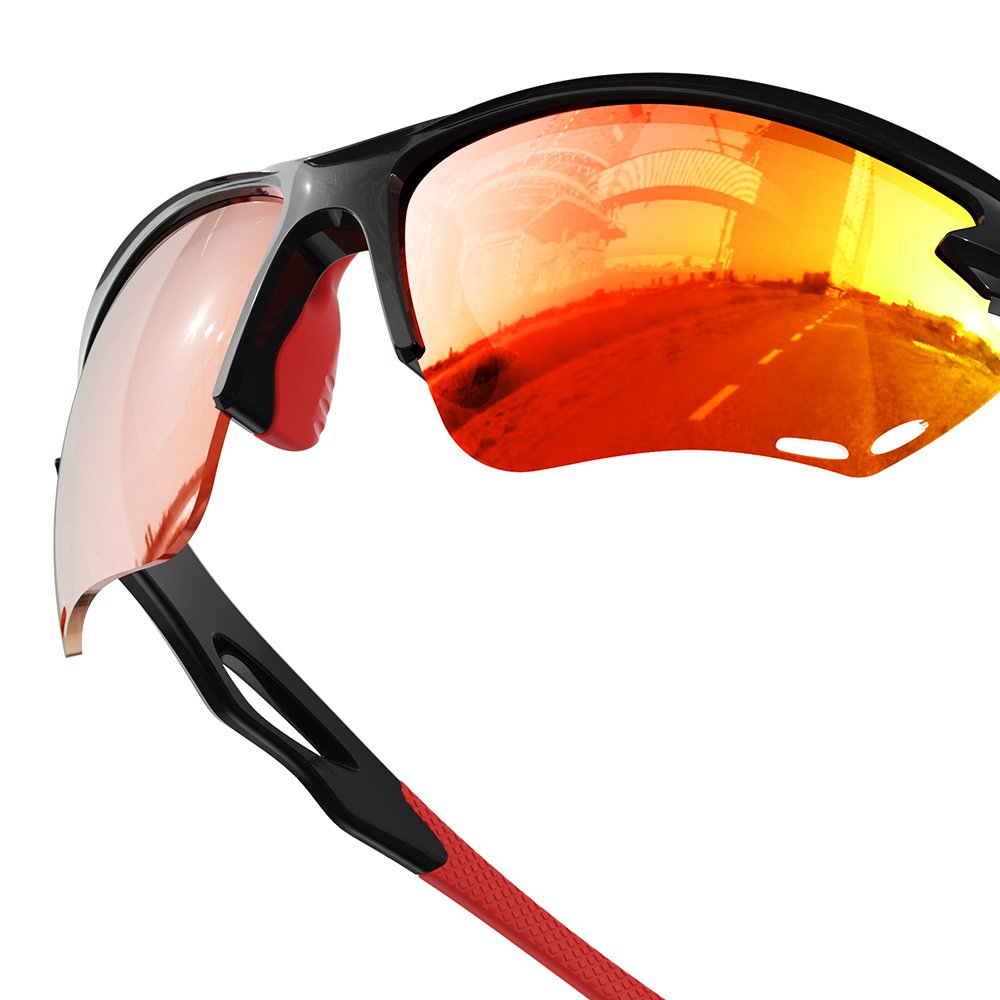 Custom Logo Road Bike Running Outdoor Sport Glasses TR90 Half Frame Polarized UV400 Fishing Cycling Sunglasses For Men