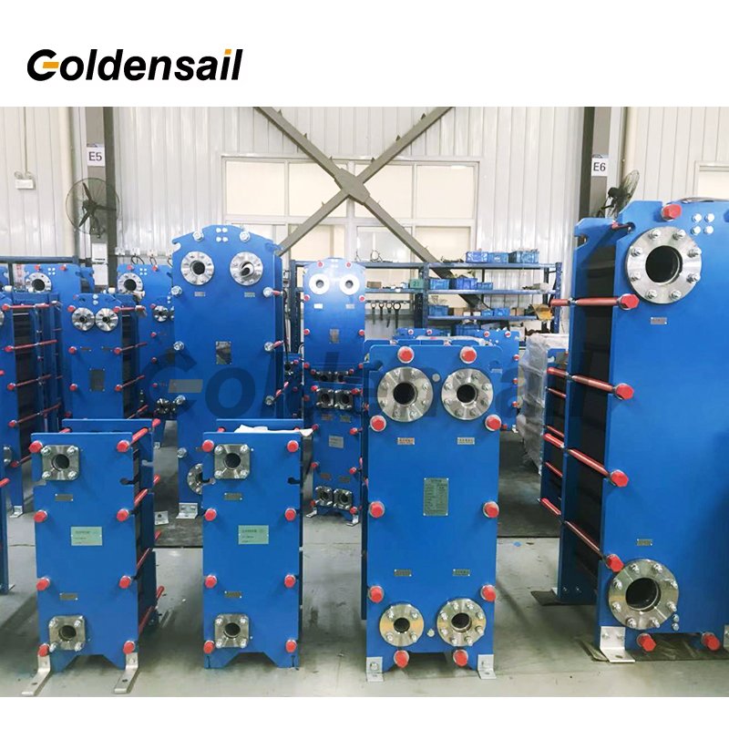 Industrial stainless steel gasket phe plate and frame type heat exchanger for crude oil refinery