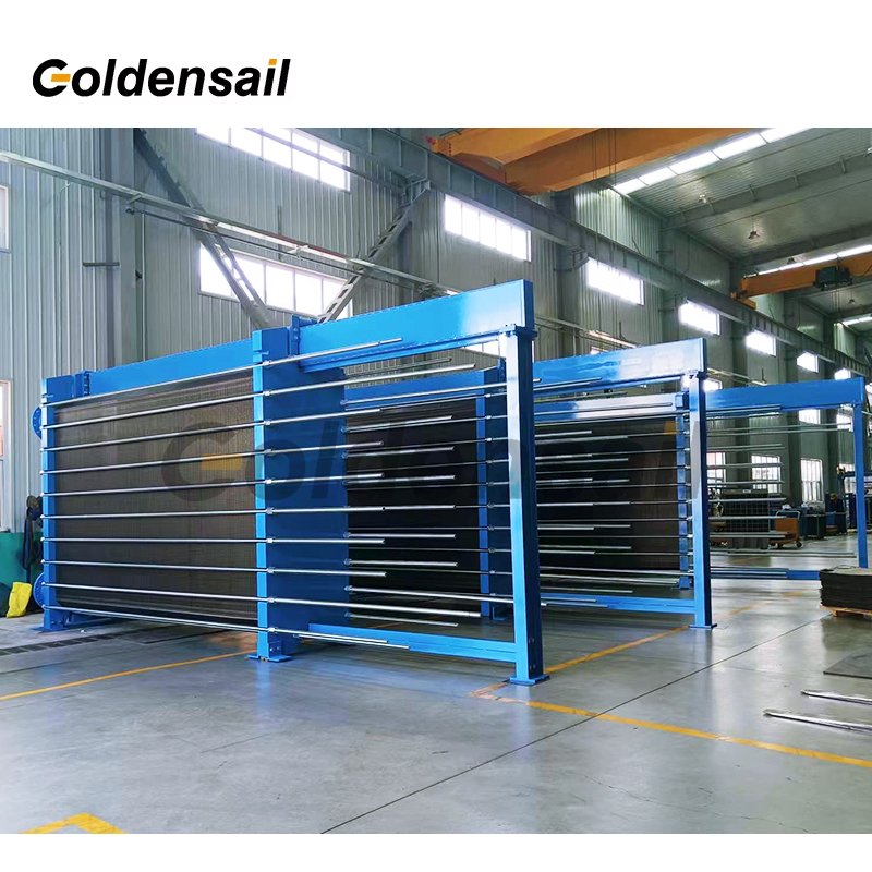 Industrial stainless steel gasket phe plate and frame type heat exchanger for crude oil refinery