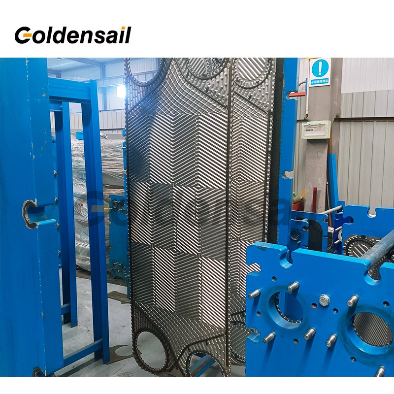 Industrial stainless steel gasket phe plate and frame type heat exchanger for crude oil refinery