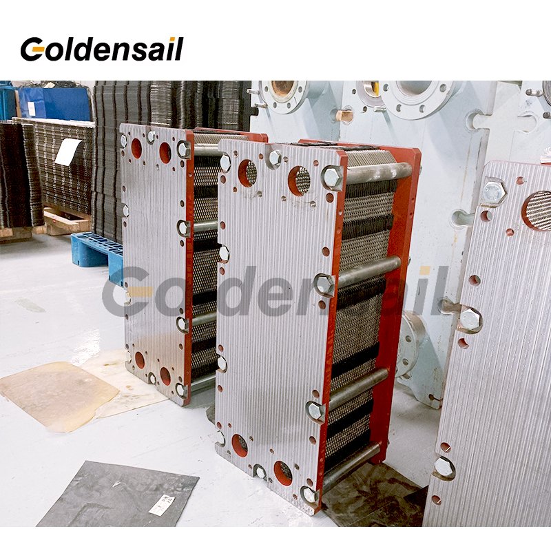 Industrial stainless steel gasket phe plate and frame type heat exchanger for crude oil refinery