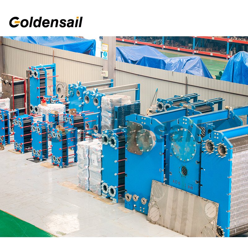 Industrial stainless steel gasket phe plate and frame type heat exchanger for crude oil refinery
