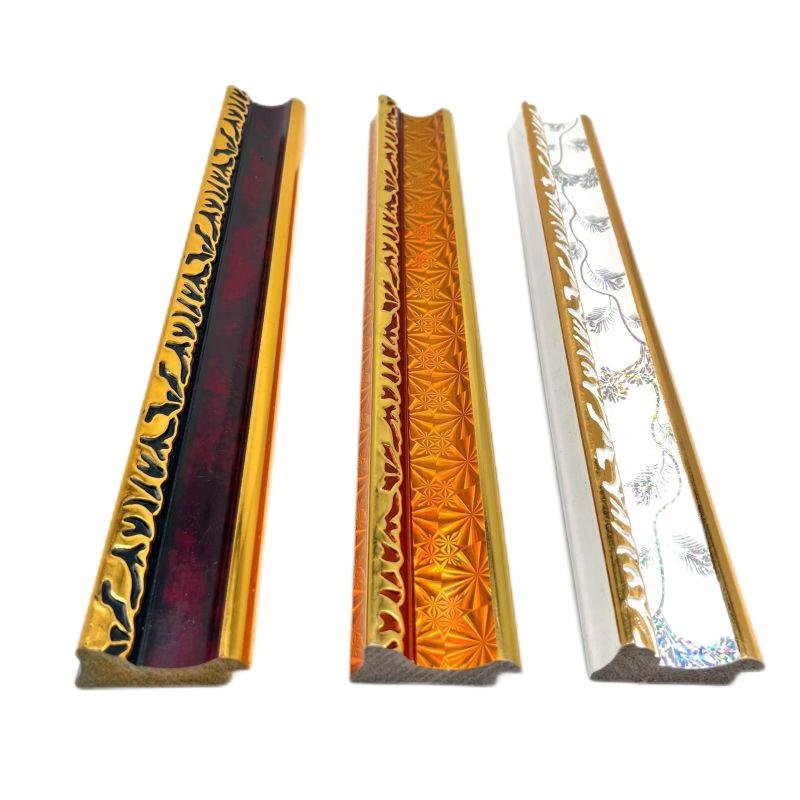 black color plastic shadow box frame molding profile in yiwu china