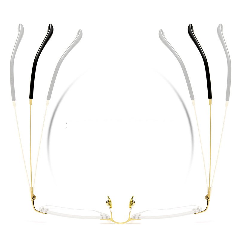 2025 High Quality Rimless Square Spectacles Optical Frame Unisex Eyeglasses Frames Titanium Glasses Frame