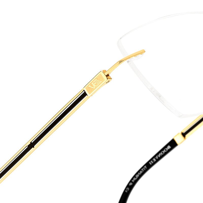 2025 High Quality Rimless Square Spectacles Optical Frame Unisex Eyeglasses Frames Titanium Glasses Frame