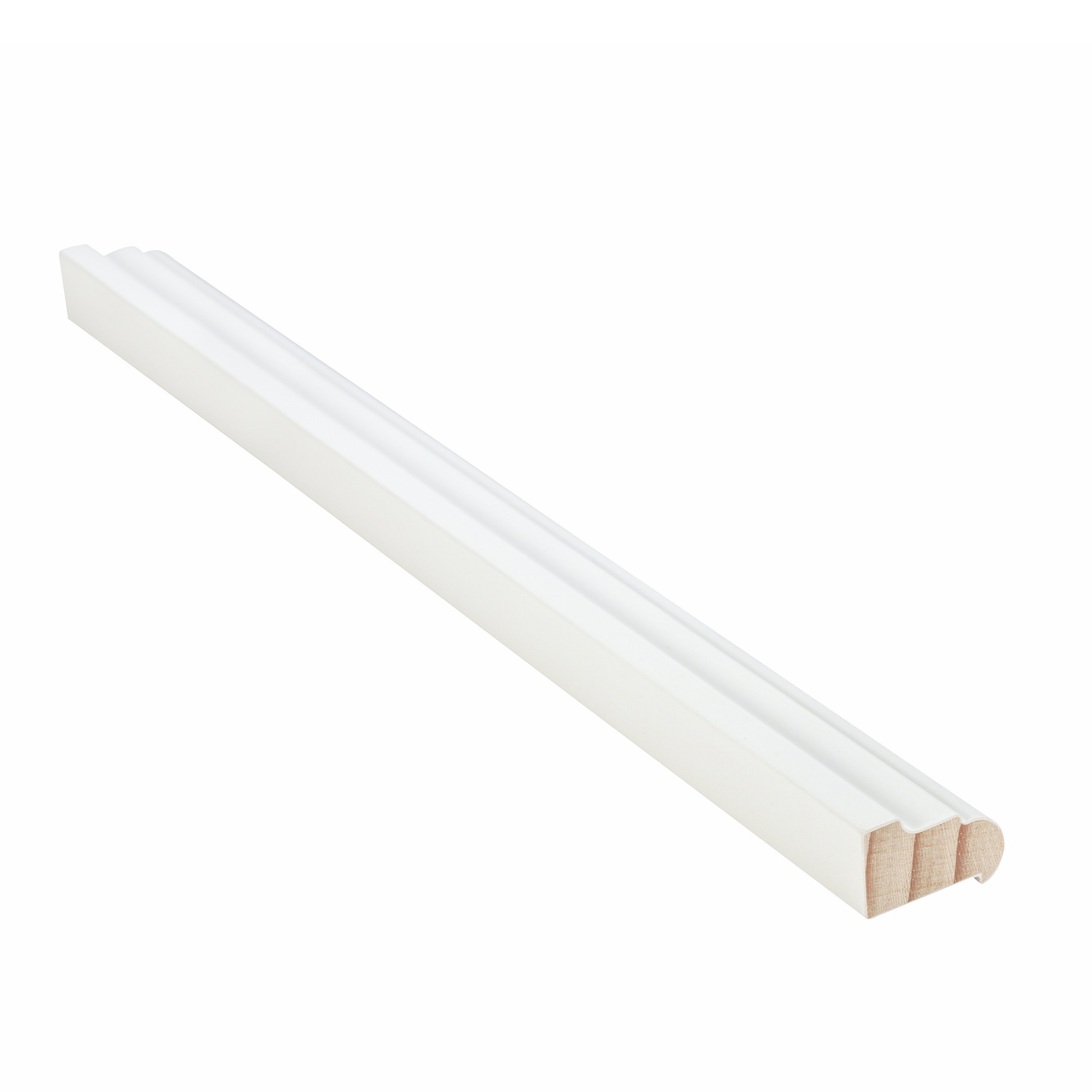 Modern Room Decoration Door and Window Trim Board Wood Frame Moulding WPC Pine Wall Trim Skirting Primed Surface