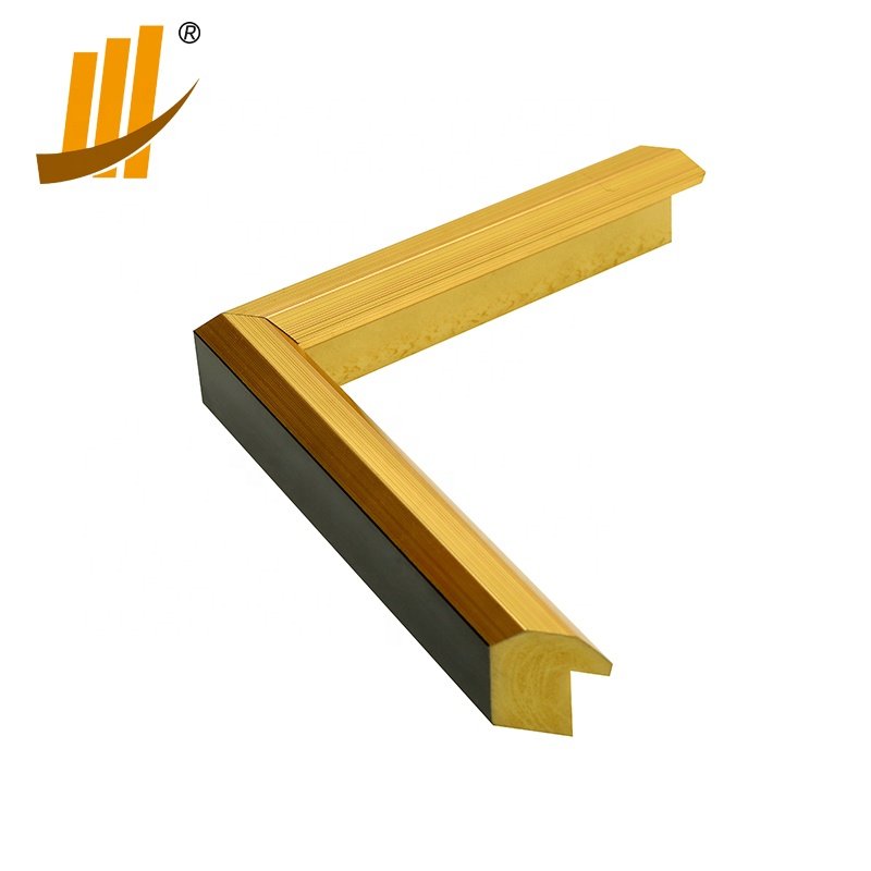 New Design Custom Modern Gold Plastic Picture Frame Wall Frame Moulding For Home Decor