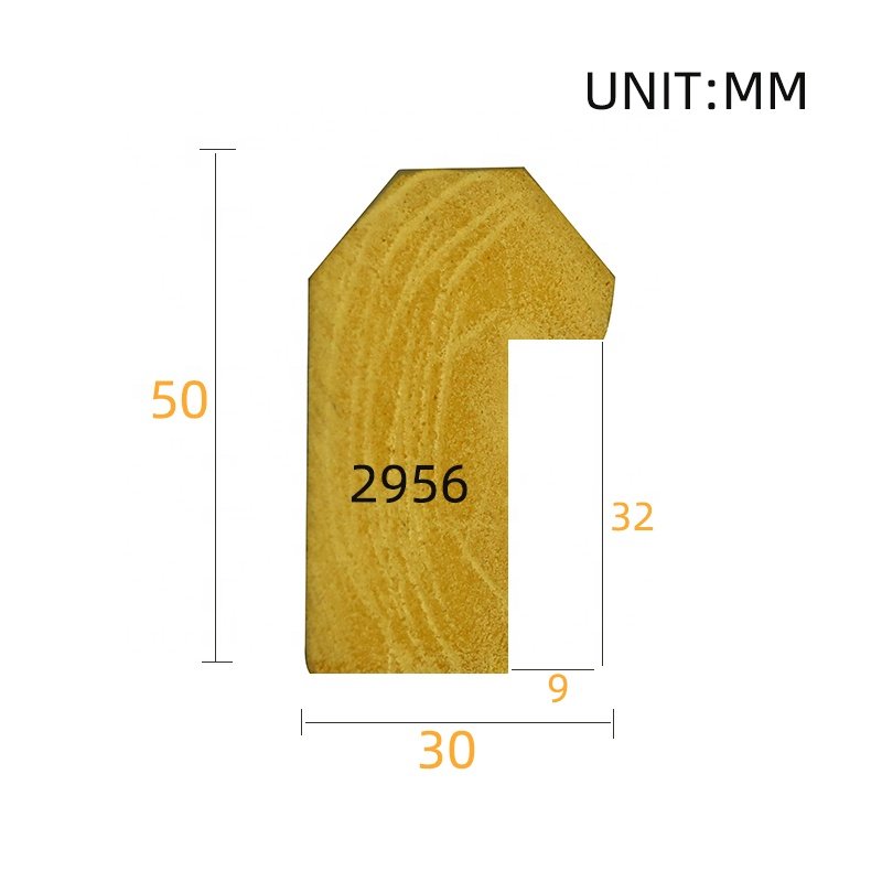New Design Custom Modern Gold Plastic Picture Frame Wall Frame Moulding For Home Decor