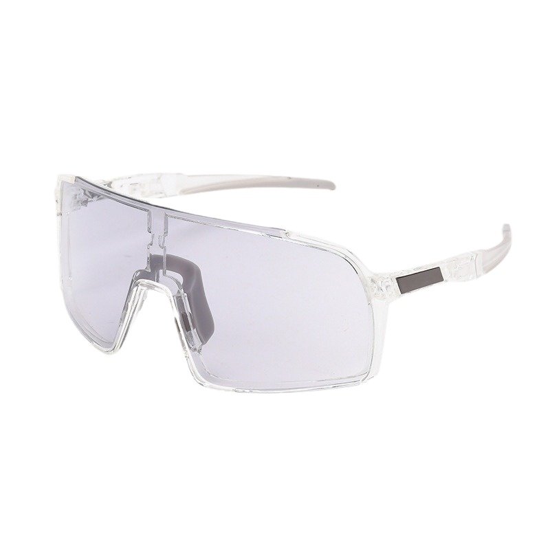 Customizable Blue White Polarized Sports Glasses Running Highways Mountains Cross-Border Explosion Adult OEM Riding Goggles