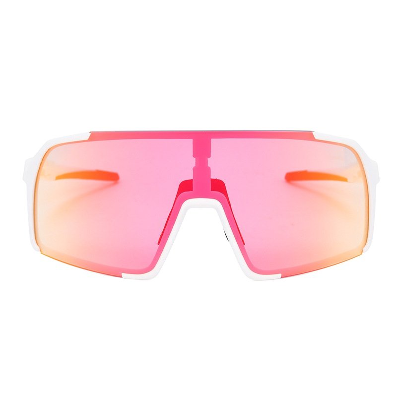Customizable Blue White Polarized Sports Glasses Running Highways Mountains Cross-Border Explosion Adult OEM Riding Goggles