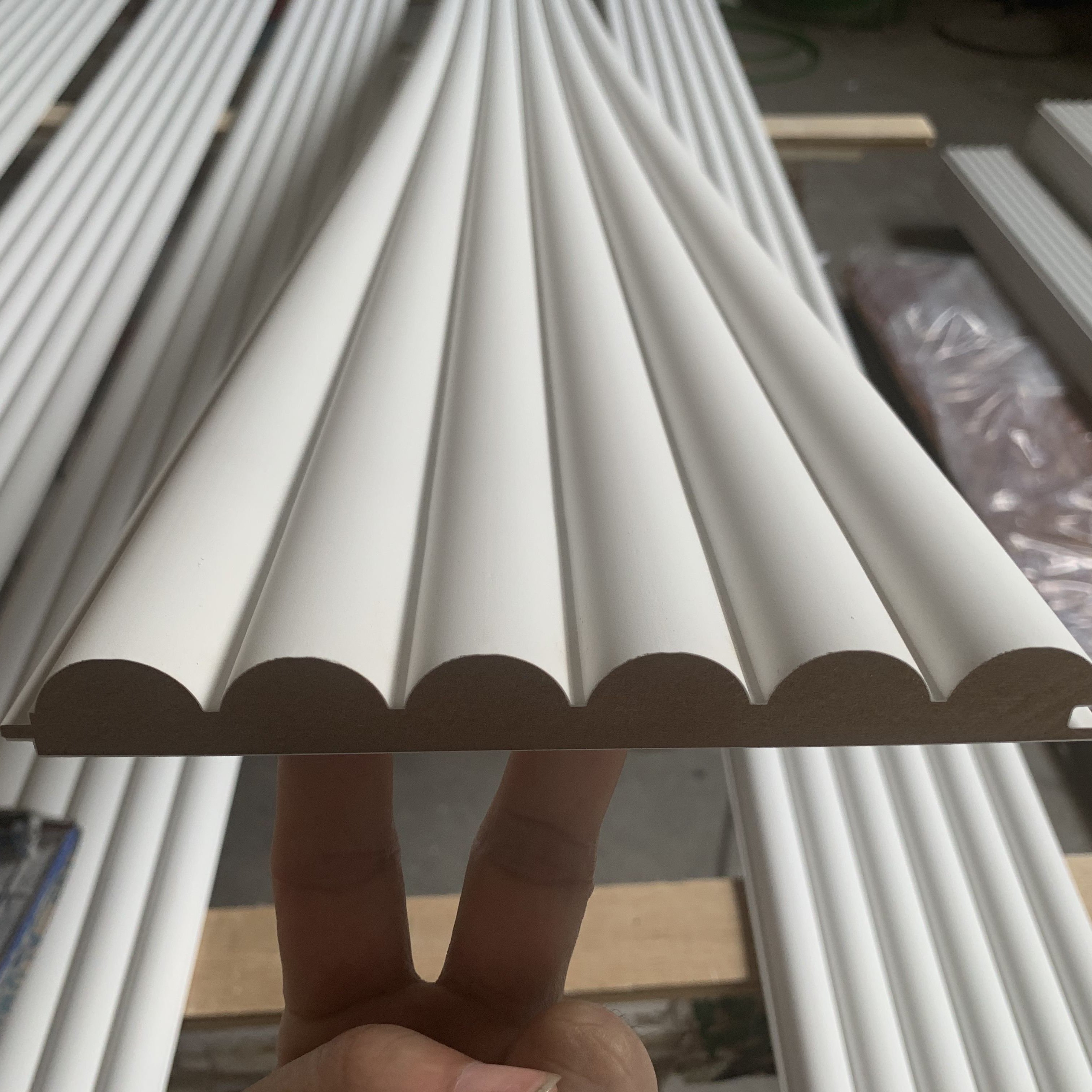 White Primed MDF Wall and Ceiling Covering