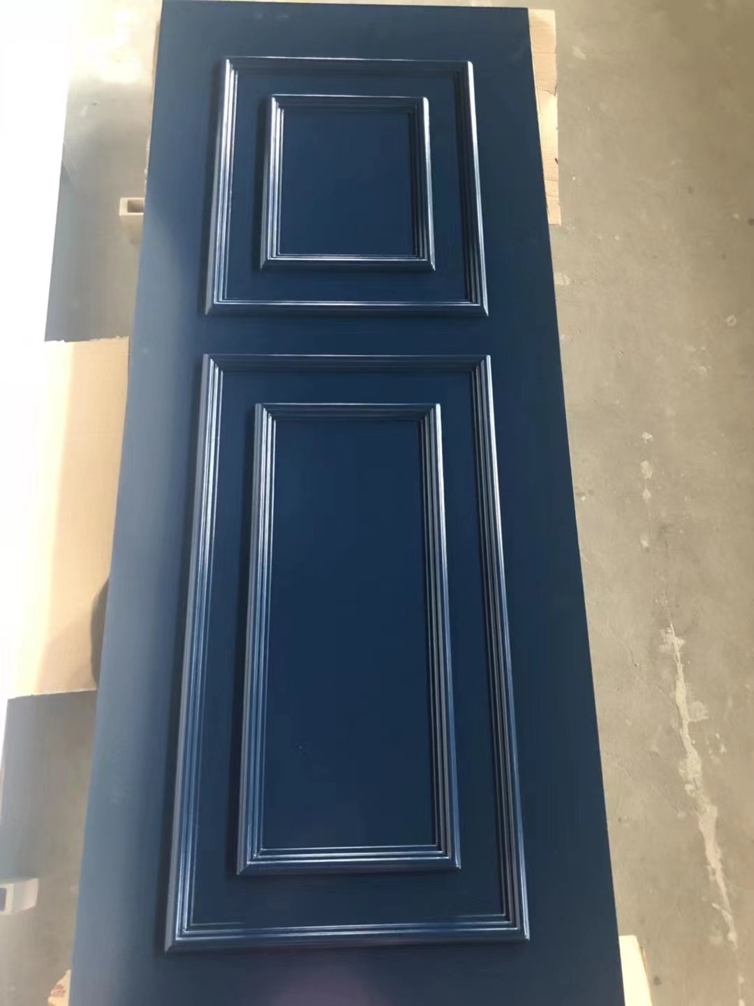 Original Double Flush Wood Design Wooden Frame Primed Lacquer Wood Solid Hdf Solid Board Door Design