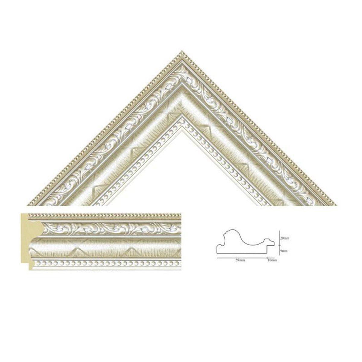 Exquisite flower PS photo frame molded plastic frame manufacturer