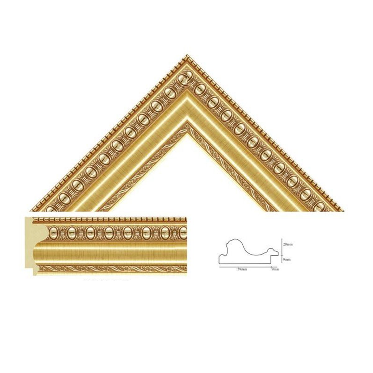 Exquisite flower PS photo frame molded plastic frame manufacturer