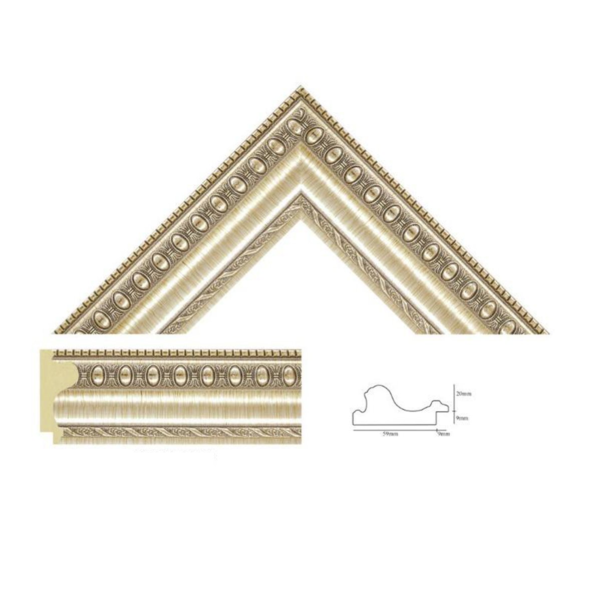 Exquisite flower PS photo frame molded plastic frame manufacturer