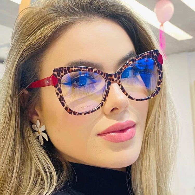 2023 Fashion Cat Eye Glasses For Computer Anti Blue Light Eyewear Vantage Blue Light Blocking Tr90 Eyeglasses Frames