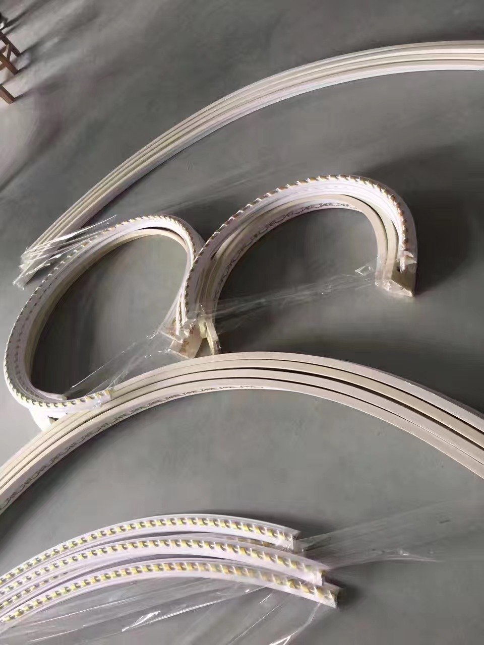 PU Foam Wall Dado Frame Chair Rail Panel Moulding