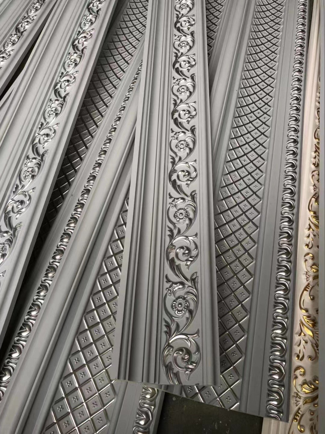 PU Foam Wall Dado Frame Chair Rail Panel Moulding