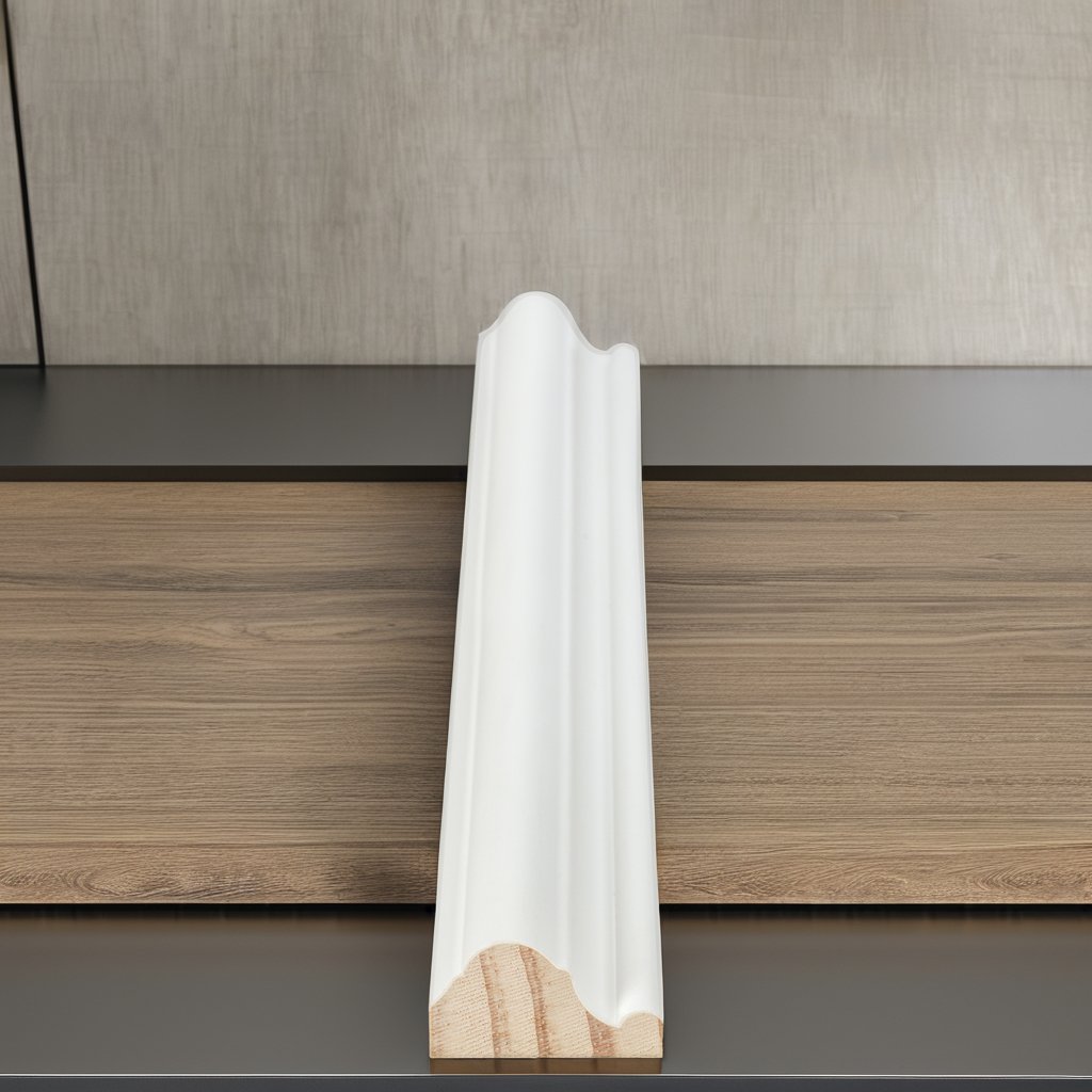 Modern White Primed Wooden Door Trim Molding MDF PVC Pine Wall Panel Decoration Frame Moulding for Indoor & Villa Use