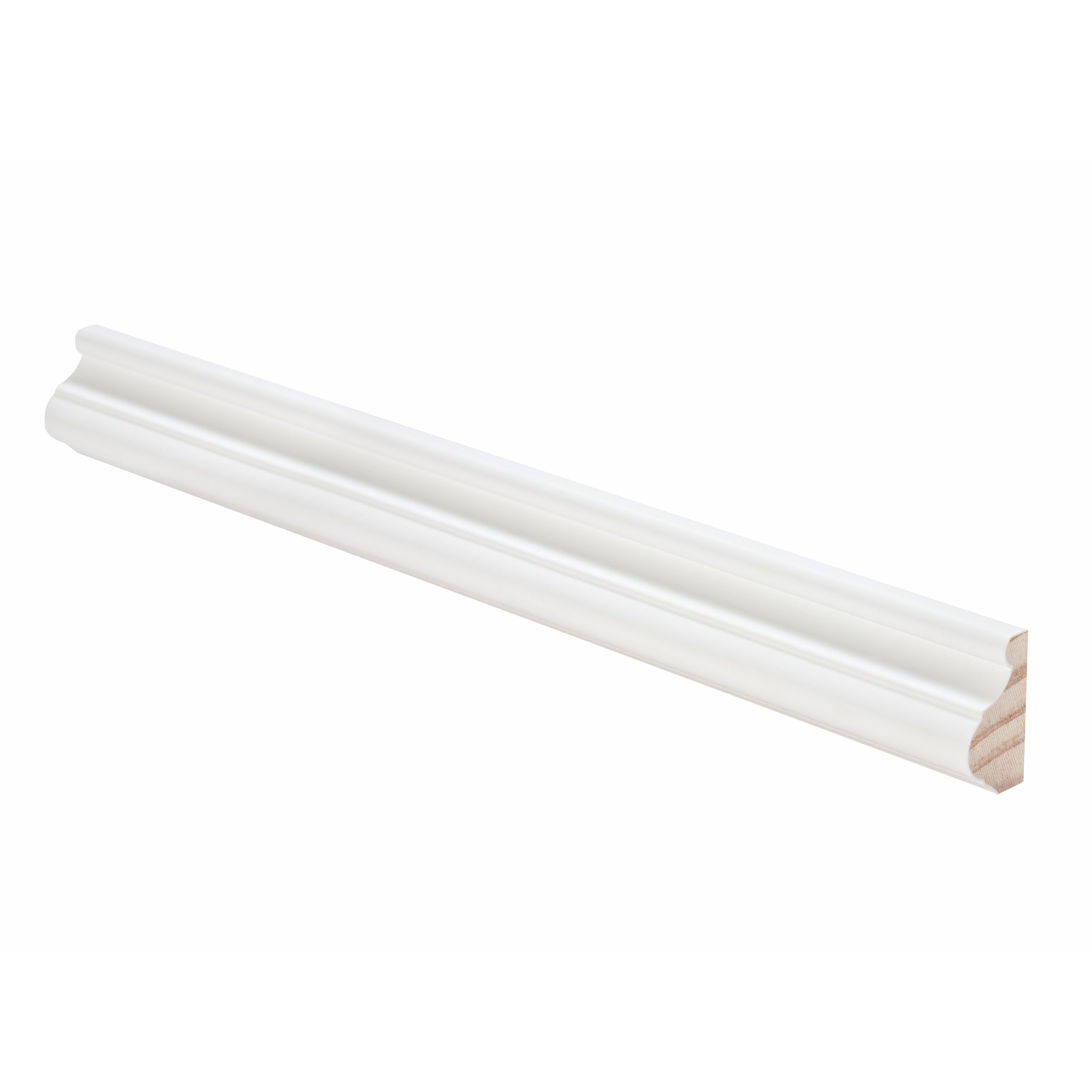 Modern White Primed Wooden Door Trim Molding MDF PVC Pine Wall Panel Decoration Frame Moulding for Indoor & Villa Use