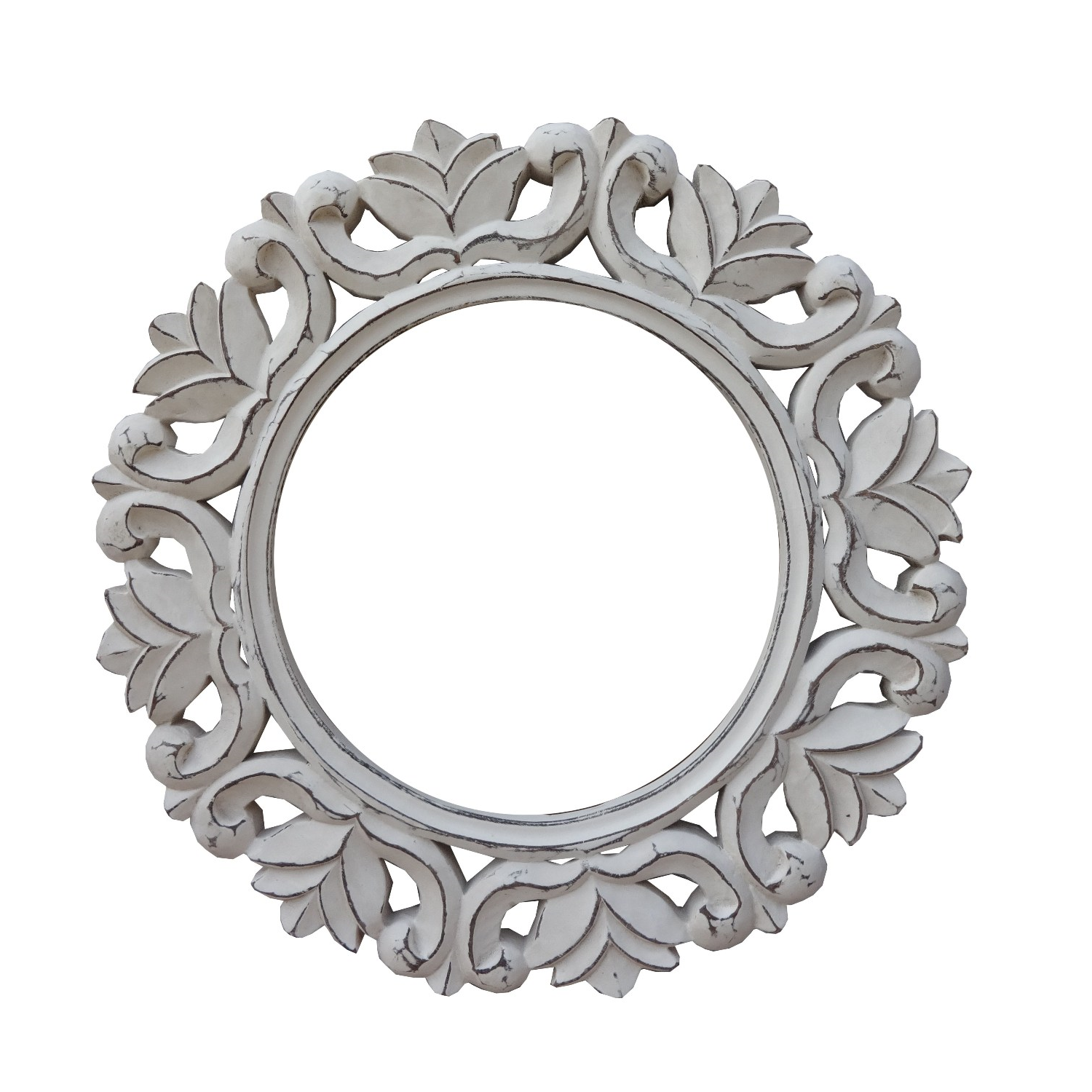 High Quality Handmade Modern Wall Mirror Frame Customized round Shaped Glass with Wood Latest Designed by Exporters for Sale