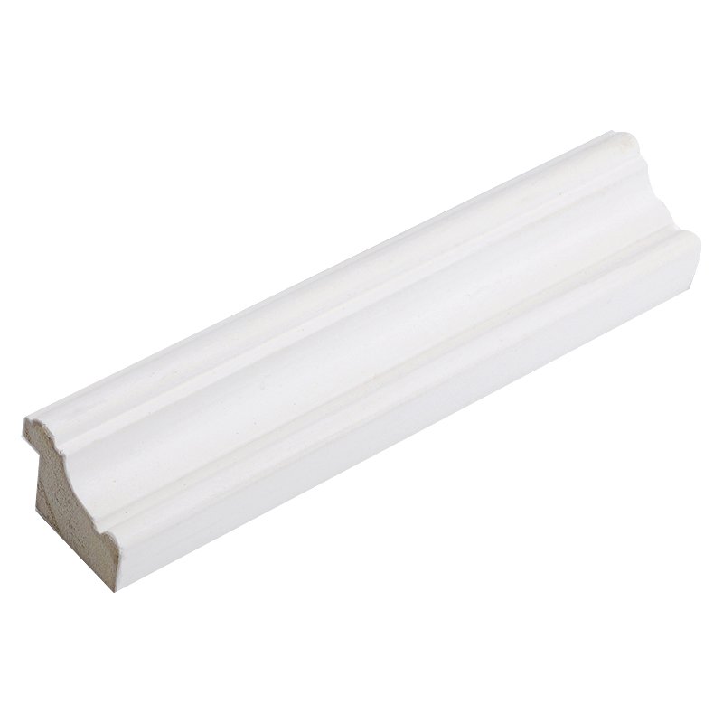 Factory Directly Sales Paulownia Wood White Decorative Wall Frame Moulding