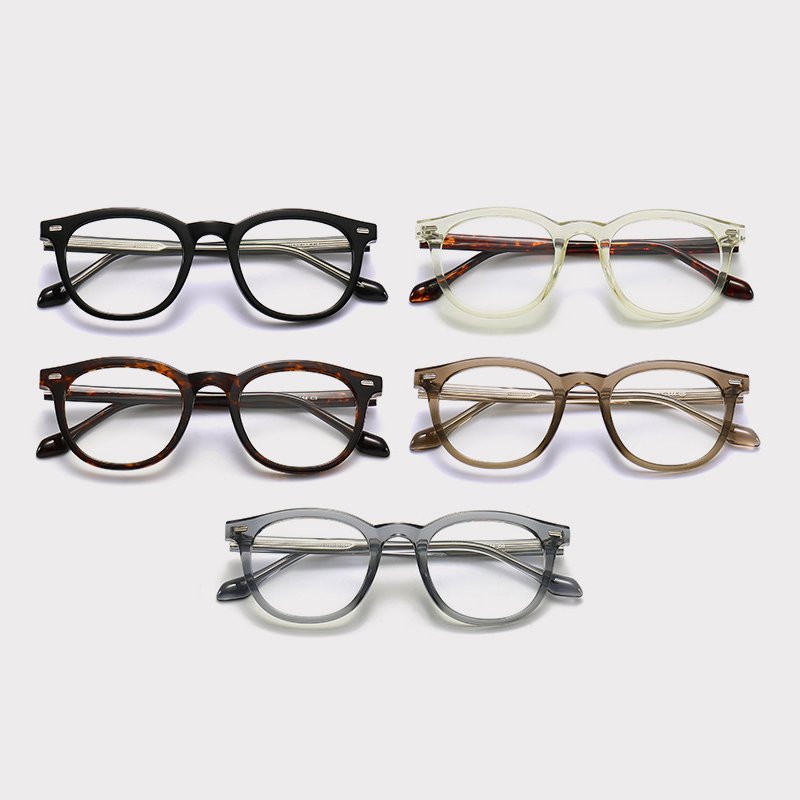 XUEDIAO New Style Anti Blue Light Eyeglasses Frame Women Men Fashion Plain Optical Frames CP Pin Temples Glasses