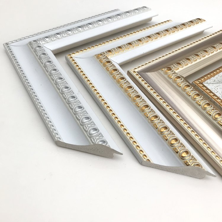 Factory Price Ornate Wedding Frames Digital Printing PS Photo Frame Stick Plastic Picture Photo Frame 20 Cartons