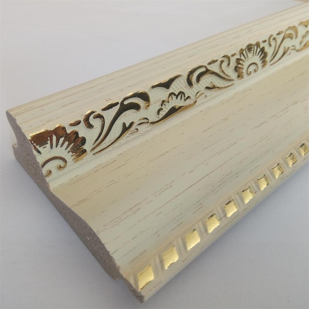 PS polystyrene fiber picture photo frame moulding
