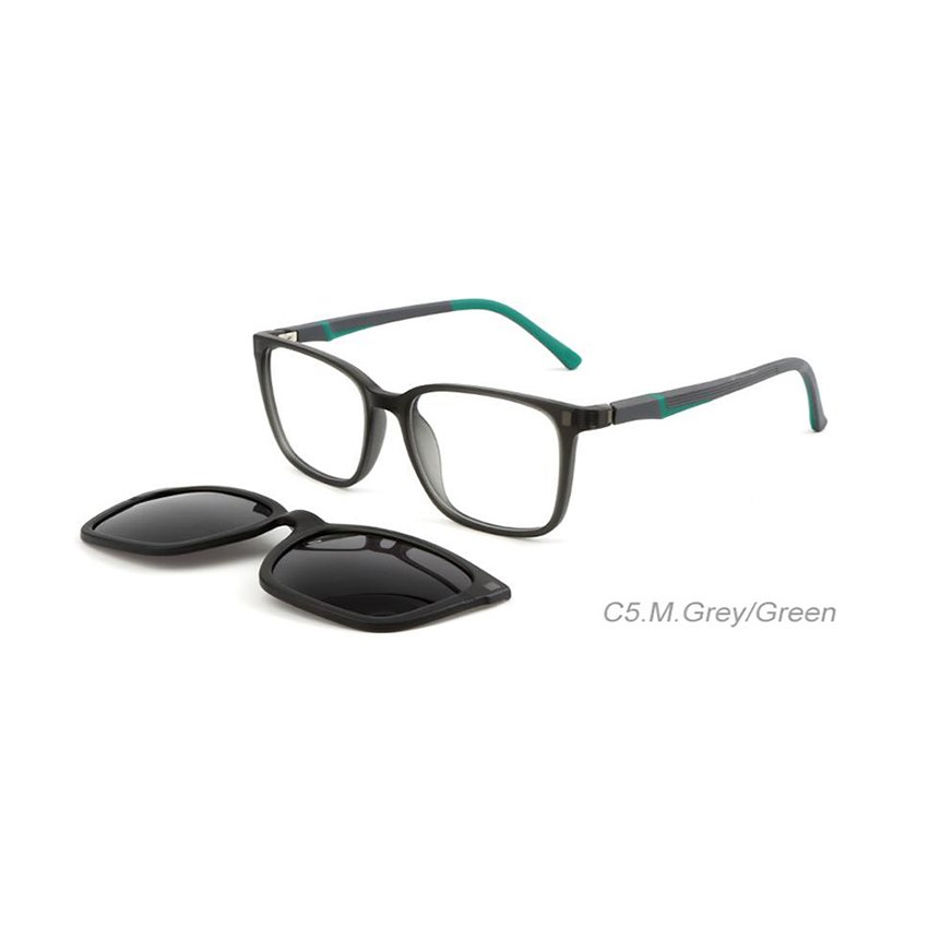 Eyewear Magnet Optical Frames Eyeglasses Sunglass Clips With 2 in 1 Magnetic TR90 Unisex Clip on Glasses